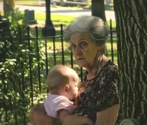 Moteris, laikanti kūdikį ant rankų