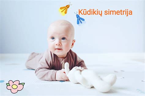 Kūdikis tyrinėja pasaulį ant kilimo