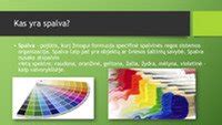 Piešinių spalvų reikšmės vaikų kūryboje