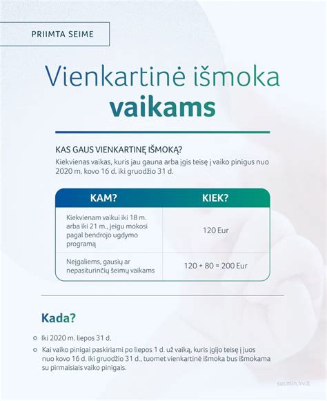 Vienkartinė išmoka besilaukiančioms moterims Lietuvoje