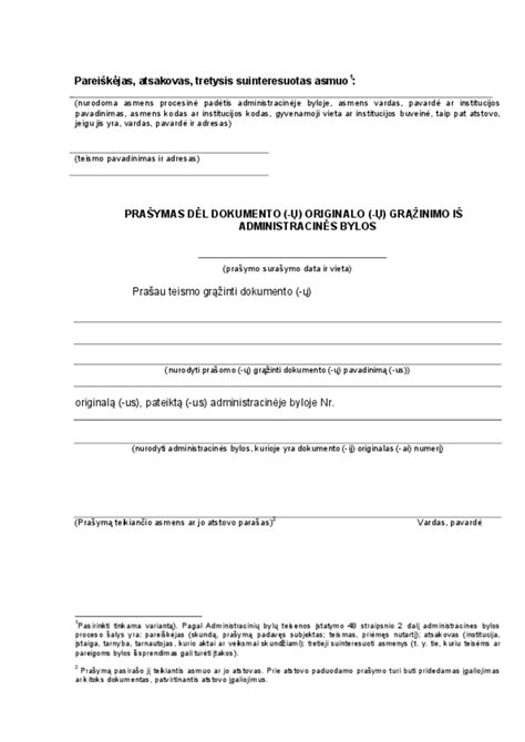 Dokumentų pavyzdžiai
