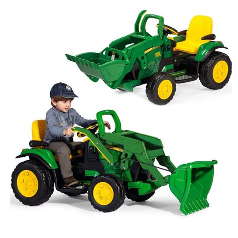 Elektrinis John Deere traktorius vaikams