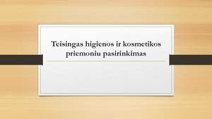 Sauskelnių ir higienos priemonių pasirinkimas