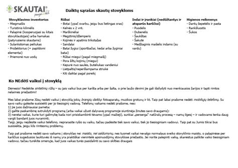 Sąrašas daiktų gimdyvei