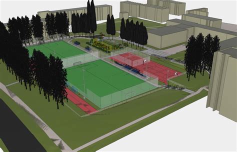 Lazdynų mokyklos atnaujintas sporto aikštynas
