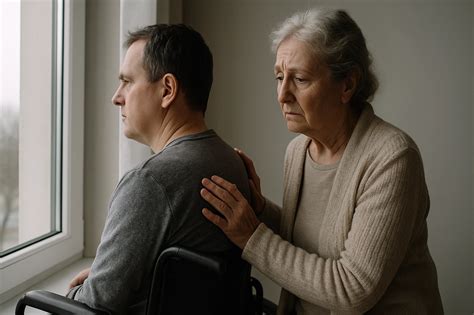 Amniocentezės procedūros iliustracija