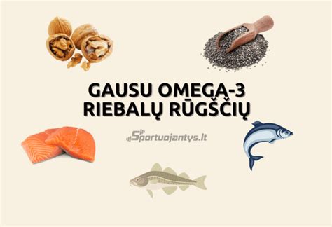 Omega-3 turintys produktai