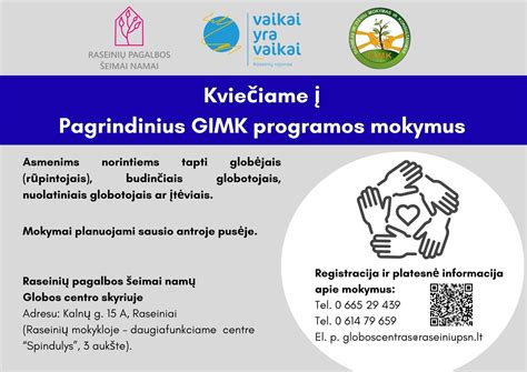 Bendruomeninių vaikų globos namų pavyzdys