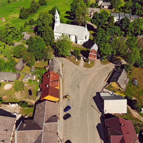 Čekiškės miestelio panorama