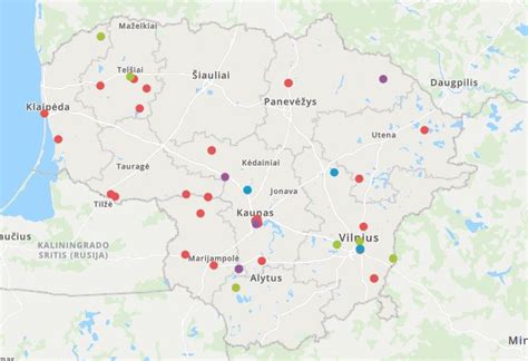 Žemėlapis su Čekiškės miestelio objektais