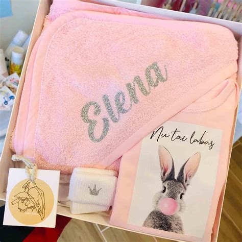 Personalizuoti vaikiški rankšluosčiai su vaikučio vardu