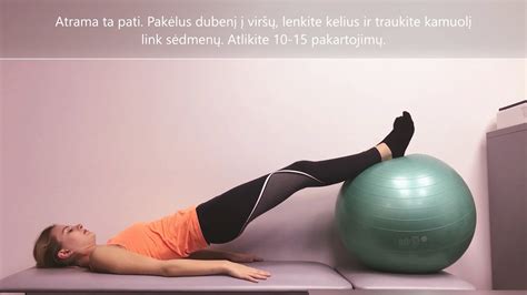 Pratimai kūdikiui sėdėti su kamuoliu