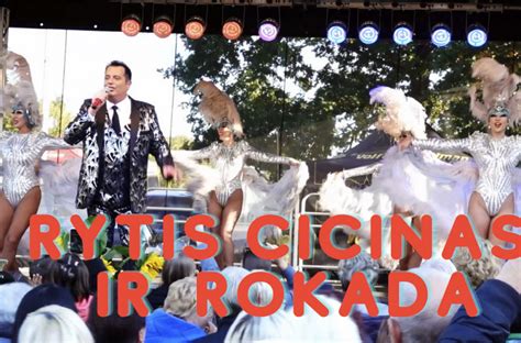 Rytis Cicinas scenoje su kolektyvu Rokada