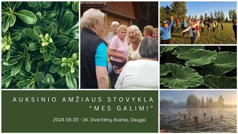 Senjorų stovykla gamtoje