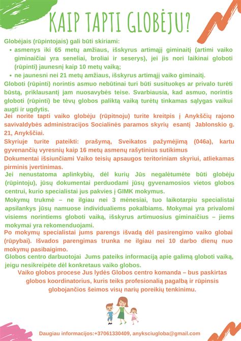 Procesas, kaip tapti vaiko globėju