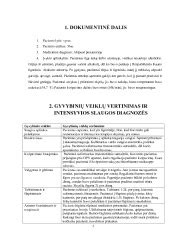 Naujagimio būklės stebėjimas intensyvios terapijos skyriuje