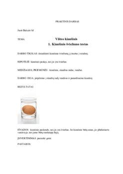 Kiaušinio šviežumo testas