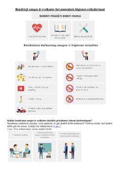 Higienos reikalavimai ir dokumentacija