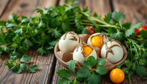 Putpelių kiaušinių ir vištų kiaušinių palyginimo infografika