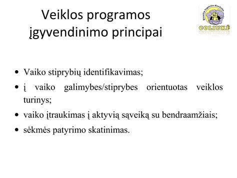 Vaiko stiprybių ugdymas