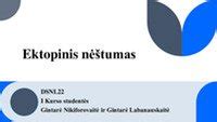 Negimdinis nėštumas (ektopinis nėštumas) ir jo lokalizacijos