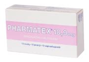 PHARMATEX makšties tabletės pakuotė