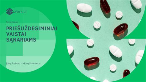 Scheminė vaizdavimas, kaip veikia antihistamininiai vaistai