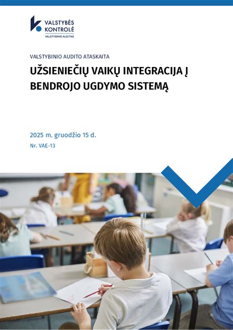 mokinių integracija bendrojo ugdymo klasėje
