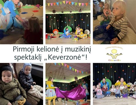 vaikai teatro žiūrovai stebi spektaklį
