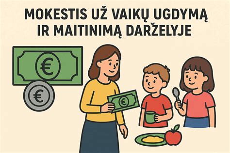Mokesčių ir atsiskaitymų informacija darželio stende