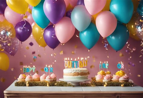 vaikai darželyje su gimtadienio kepurėlėmis ir balionais