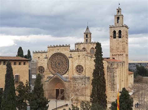 Sant Cugat del Vallès miesto panorama