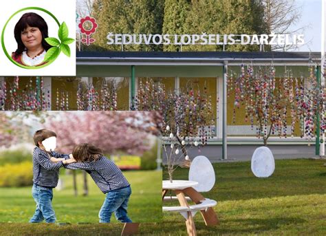 Tėvai, kalbantys su auklėtoja darželyje