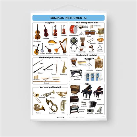 Muzikos instrumentai klasėje