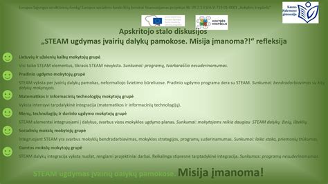 Pedagogai aptaria STEAM ugdymo patirtis tarptautinėje sąšaukoje