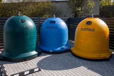 konteineriai atliekoms rūšiuoti
