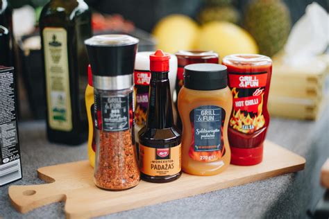 padažų įvairovė lentynose