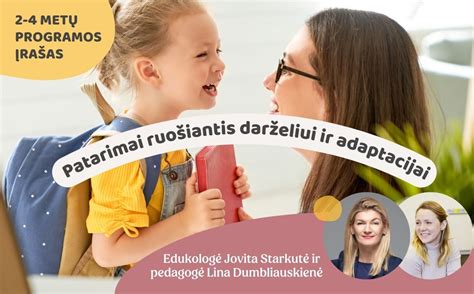Tėvelių ir vaiko bendravimas ruošiantis darželiui