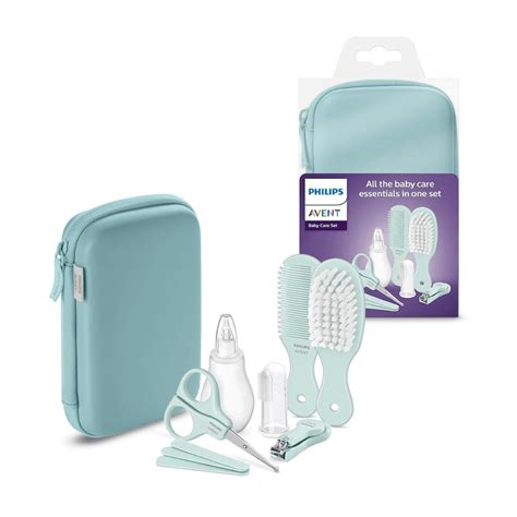 Philips Avent kūdikių priežiūros rinkinio turinys