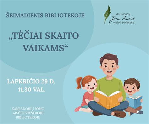 tėvai skaito eilėraščius vaikams