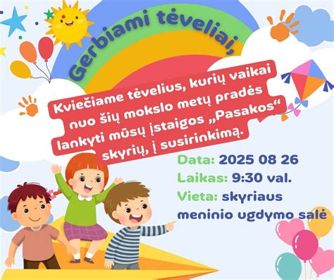 vaikų darželio „Pasaka“ Marijampolėje veikla