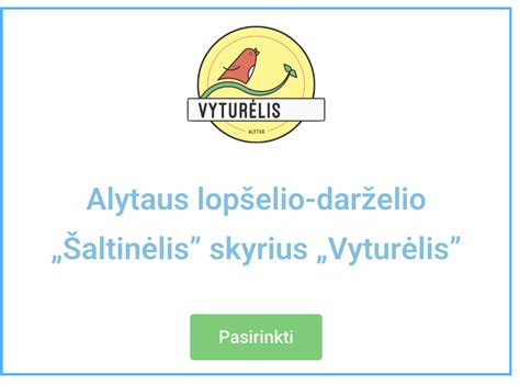 Alytaus lopšelio-darželio „Vyturėlis“ pastatas
