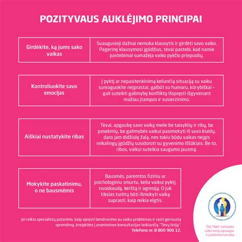 Pozityvaus auklėjimo principai