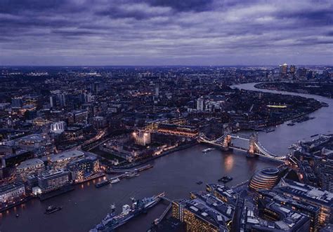 Londono panorama su Temzės upe