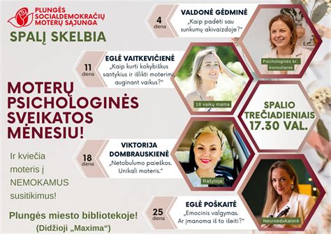 Moterų sveikatos kalendorius