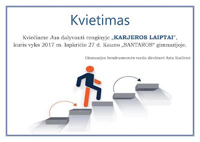 karjeros laiptai švietimo sistemoje