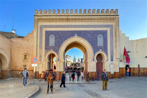 Bab Boujloud vartų architektūra Fese