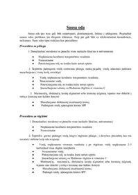 odos priežiūros procedūra naudojant prausiklį