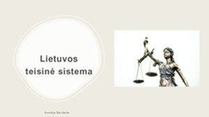 Teisinė sistema ir įrodymų svarba