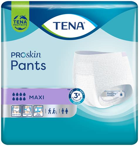 TENA Pants technologinių sluoksnių schema